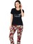 Kısa Kol Yazlık Pijama Takımı Pamuklu Alperi 78-50 1