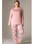 Büyük Beden Battal Uzun Kol Mevsimlik Pijama Takımı B09-147 1