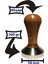 Vodinox Cafe Bar Barista Ekipmanları Kahve Espresso Tamper Temper Inox Paslanmaz Ahşap Saplı 58 mm 2