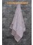 Püsküllü Bambu Banyo Havlusu - Lila Renk Ekstra Yumuşak Havlu - 70X140 cm - Kabartma Bordürlü 1