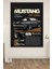 A3 Mustang Retro Baskılı Poster 1