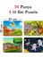 Gift Plus 54 Parça Ahşap Eğitici Yapboz Puzzle Seti (Set 6) 1