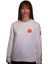 112UZUN Kollu Beyaz Renk Sweat Unisex Modeli 2