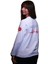 112UZUN Kollu Beyaz Renk Sweat Unisex Modeli 3