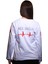 112UZUN Kollu Beyaz Renk Sweat Unisex Modeli 5