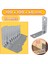 Mobilya Dolap Duvar Sabitleme 10 Adet Metal Köşebent 100X100X40 mm Bağlantı Aparatı L Demiri Gönye 1