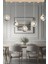 Eldon 5'li Sıralı 3 Renk 75 Watt Gold Kristal Ledli Modern Oturma Odası Salon Sarkıt Avize 1
