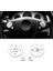 Mercedes C Serisi Direksiyon Tuş Kaplaması Gümüş W204 2008-2010 1