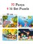 70 Parça Ahşap Eğitici Yapboz Puzzle Seti (Set 4) 1