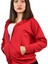 Kadın Akat Şardonlu Dik Yaka Fermuarlı Sweatshirt 2