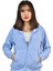 Kadın Akat Şardonlu Dik Yaka Fermuarlı Sweatshirt 1
