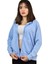 Kadın Akat Şardonlu Dik Yaka Fermuarlı Sweatshirt 2