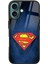 iPhone 16 Superman Tasarımlı Glossy Telefon Kılıfı 1