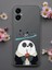 Omix X5 Kalpli Panda Tasarımlı Şeffaf Telefon Kılıfı 1