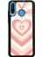Huawei P30 Lite Orange Heart Tasarımlı Glossy Telefon Kılıfı 1