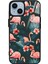 iPhone 14 Flamingo Leaf Tasarımlı Lansman Glossy Telefon Kılıfı 1