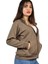 Kadın Akat Şardonlu Dik Yaka Fermuarlı Sweatshirt 2