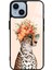 iPhone 14 Plus Influencer Leopar Kedi Tasarımlı Lansman Glossy Telefon Kılıfı 1