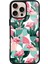 iPhone 16 Pro Max Retro Flamingo Duvar Kağıdı Tasarımlı Glossy Telefon Kılıfı 1