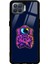Oppo Reno 4 Lite Neon Astronot Tasarımlı Glossy Telefon Kılıfı 1