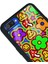 Oppo Real Me C2 Neon Flowers Tasarımlı Glossy Telefon Kılıfı 3