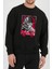 Berserk Guts Baskılı Siyah Unisex Kadın Erkek Pamuklu Sweatshirt CU185 1