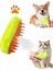 Meyre Buharlı Kedi &Köpek Yıkama Fırçası Tarağı Yumuşak Silikon Yeşil ve Sarı Renk 10