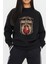 Rock N Roll Müzik Baskılı Siyah Unisex Kadın Erkek Pamuklu Sweatshirt CU398 2