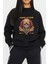 Attack On Titan Anime Baskılı Siyah Unisex Kadın Erkek Pamuklu Sweatshirt CU389 2