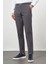 Erkek Antrasit Pamuk Yan Cep Slim Fit Chino Pantolon 1
