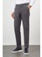Erkek Antrasit Pamuk Yan Cep Slim Fit Chino Pantolon 2