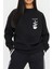 Rock N Roll Gitar Baskılı Siyah Unisex Kadın Erkek Pamuklu Sweatshirt CU399 1