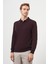 Erkek Mor Basic Polo Yaka Dynamic Fit Rahat Kesim Triko 1
