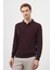 Erkek Mor Basic Polo Yaka Dynamic Fit Rahat Kesim Triko 3