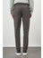 Erkek Haki Pamuk Yan Cep Slim Fit Chino Pantolon 5