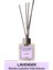 Lavanta Çubuklu Oda Kokusu Bambu Kokusu Kare Şişe Lavender Reed Diffuser 100ml 1
