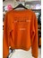Çocuk Baskılı Sweatshirt - Turuncu 2