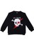 Çocuk Baskılı Sweatshirt - Siyah 1