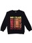 Çocuk Baskılı Sweatshirt - Siyah 1