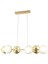 Berca 6lı Gold Avize Modern Mutfak Yemek Masası Üstü Yatak Odası Salon Avize 3