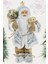 Yılbaşı Süsü Noel Baba Biblo Figür Büyük Boy 30 Cm - Peluş Ayısı Ve Çuvalı Ile... 1