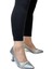 7051 Nml Gümüş Taşlı Kadeh 7cm Topuklu Bayan Stiletto Ayakkabı 3