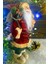 Yılbaşı Süsü Noel Baba Biblo Figür Büyük Boy 45 Cm - Feneri, Peluş Ayısı Ve Çuvalı Ile... 5