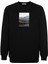 Wınston Erkek Regular Fit Tablo Baskılı Siyah Sweatshirt 1