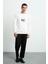 Wınston Erkek Regular Fit Tablo Baskılı Ekru Sweatshirt 2