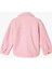 Oversize Peluş Uzun Kollu Düğmeli Cepli Pembe Kız Çocuk Ceket 5WKG20003AW 3