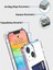 Apple iPhone 16 Kılıf Kartlıklı Baskılı Köşe Koruma Tasarımlı Şeffaf G-Kart Kılıf 3