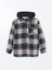 Ekoseli Kapüşonlu Ekose Erkek Çocuk Gömlek Ceket 1