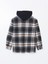 Ekoseli Kapüşonlu Ekose Erkek Çocuk Gömlek Ceket 3
