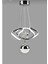 Dron Avize - Krom 3 Renk Led’li Kristal Taç Lı Salon ve Oturma Odası - LED Avize 1